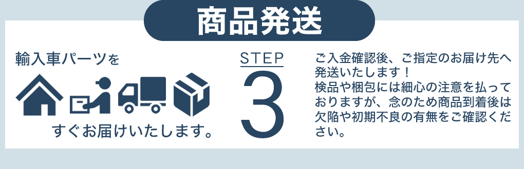 STEP③商品発送